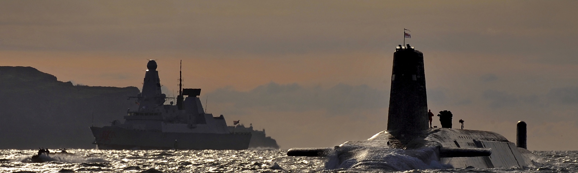 Type 23 Frigate And Astute Submarine